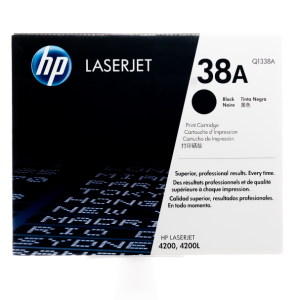 Tóner HP 38A (Q1338A) Negro 12,000 Pag LaserJet Pro 4200