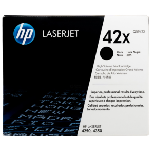 Tóner HP 42X (Q5942X) Negro 20,000 Pag LaserJet Pro 4240n