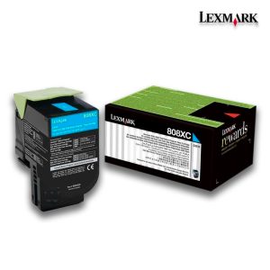 Tóner Lexmark 80C8XC0 (808XC) Cyan  4,000pag