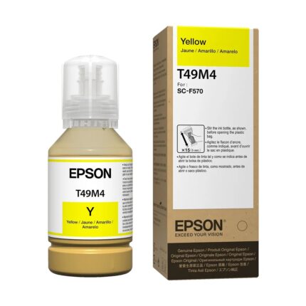 Tinta Epson T49M420 Yellow de 140ML SureColor SC-F170 / SC-F570 / SC-F571