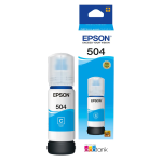 Tinta Epson 504 Cyan (T504220) 70ml
