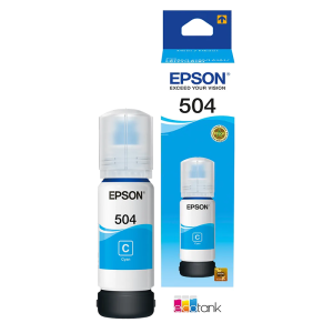 Tinta Epson 504 Cyan (T504220) 70ml