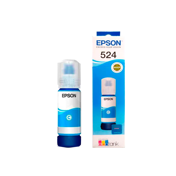 Tinta Epson 524 Cyan (T524220)