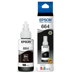 Tinta Epson T664 Negro T664120