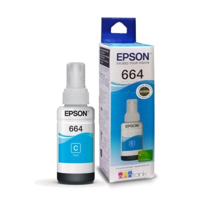 Tinta Epson T664 Cyan (T664220)