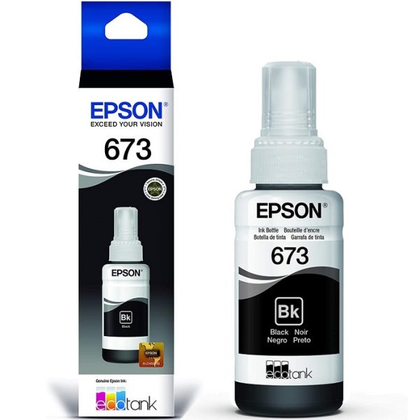 Tinta Epson 673 Negro (T673120) 70ml EcoTank