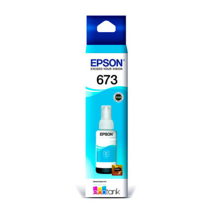 Tinta Epson 673 Cyan (T673220) 70ml EcoTank 1,500pag.