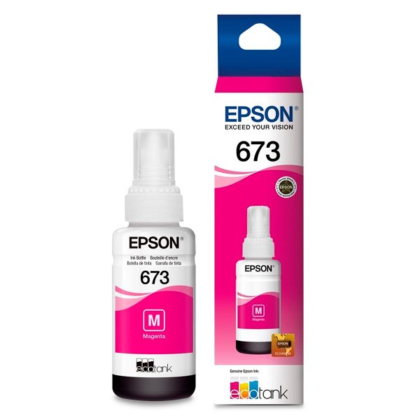 Tinta Epson 673 Magenta (T673320) 70ml EcoTank