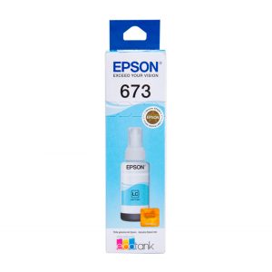 Tinta Epson 673 Light Cyan (T673520) 70ml EcoTank  1,500pag.