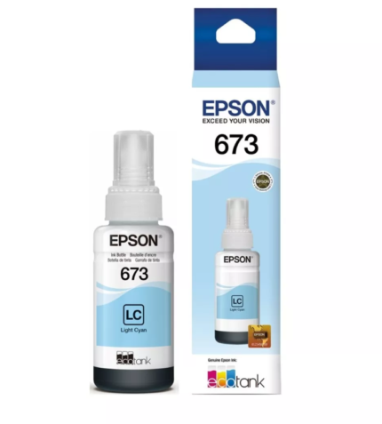 Tinta Epson 673 Light Cyan (T673520) 70ml EcoTank