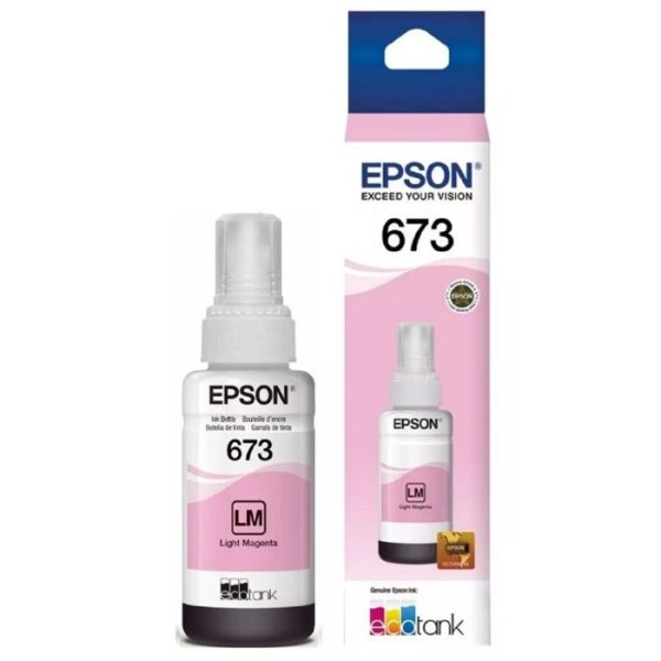 Tinta Epson 673 Light Magenta (T673620) 70ml EcoTank
