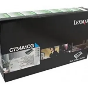 Tóner Lexmark C734A1CG Cyan 6,000pag