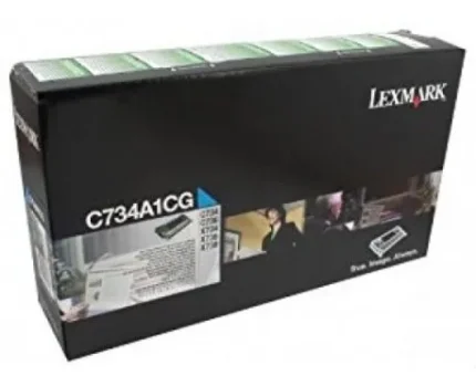 Tóner Lexmark C734A1CG Cyan 6,000pag