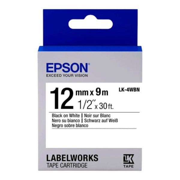 Cinta Epson LK-4WBN