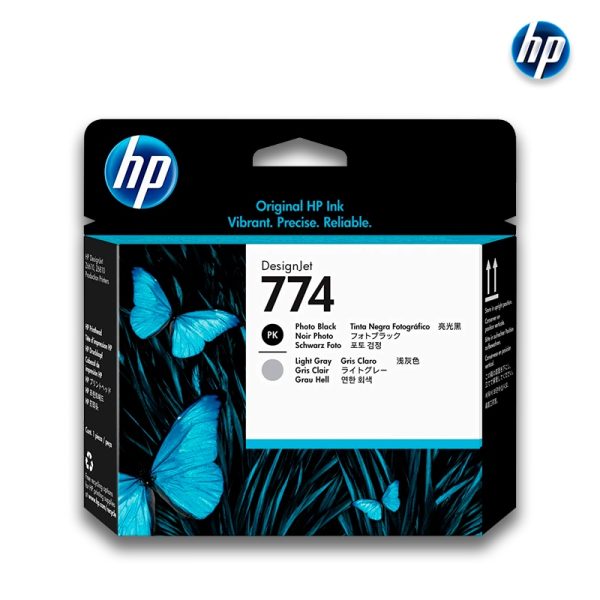 P2W01ACabezal HP 774 (P2W00A) Ph Black & Lt Gray