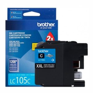 Tinta Brother LC-105C Cyan 1,200PG MFC-J4310DW MFC-J4410DW