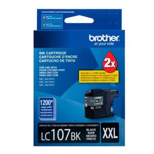 Tinta Brother LC-107BK Negro 1,200PG MFC-J4510DW MFC-J4410DW