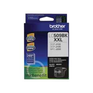 Tinta Brother LC-509BK Negro 2,400 pag