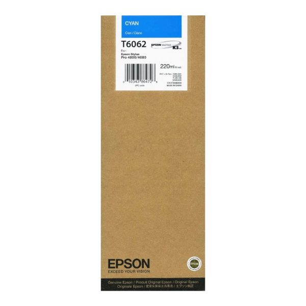 Tinta Epson T606200 Cyan