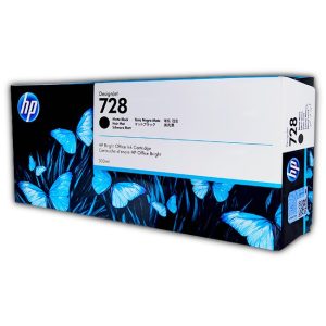 Tinta HP F9J68A (728) Matte Black 300ML | DesignJet T730, T830