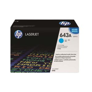 Tóner Hp 643A (Q5951A) Cyan 10,000 Pag Color LaserJet 4700