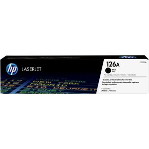 Tóner Hp 126A (CE310A) Negro 1,200 Pag LaserJet CP1025NW