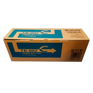 Tóner Kyocera TK-882C Cyan 18,000pag