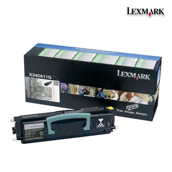 Tóner Lexmark X340A11G Negro 2,500pag