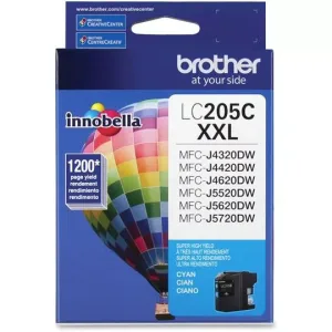 Tinta Brother LC-205C Cyan 1,200 paginas