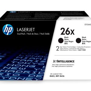 Toner Hp Lj 26X (CF226XD) Negro Dual Pack 9,000 Pag LaserJet Pro M402dn